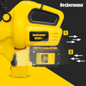 Dmuchawa odkurzacz ogrodowy do liści akumulatorowy Heckermann AVOD40 3