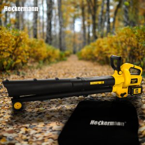 Dmuchawa odkurzacz ogrodowy do liści akumulatorowy Heckermann AVOD40 9