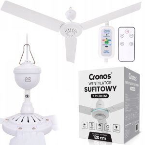 Wentylator sufitowy Cronos FC11-90 90cm Biały + pilot 1