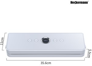 Zgrzewarka próżniowa do pakowania żywności Heckermann 2900 Biała 7