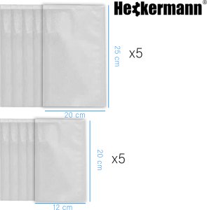 Zgrzewarka próżniowa do pakowania żywności Heckermann 2900 Czarna 8