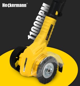 Heckermann Szczotka akumulatorowa do czyszczenia kostki brukowej Heckermann Select AVSF20 3