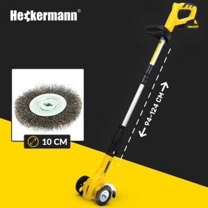 Szczotka akumulatorowa do czyszczenia kostki brukowej Heckermann Select AVSF20 2