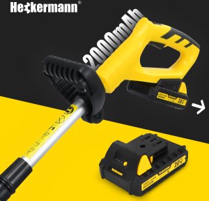 Szczotka akumulatorowa do czyszczenia kostki brukowej Heckermann Select AVSF20 3