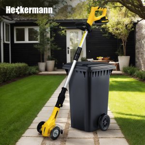 Szczotka akumulatorowa do czyszczenia kostki brukowej Heckermann Select AVSF20 5