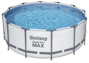 Basen stelażowy 366x122 Steel Pro Max Bestway 16420 stelaż + niecka 1