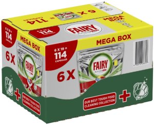 Kapsułki do zmywarki FAIRY Platinum Plus All in One Lemon 114 szt 1