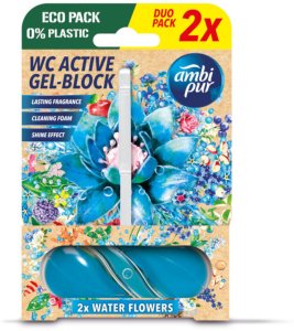 Zawieszka do WC AMBI PUR Water Flowers Duo Pack 2x 45g 1