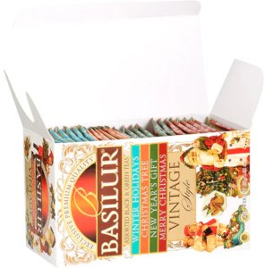 Herbata cejlońska BASILUR Vintage Style Czarna i zielona 4 smaki 25 torebek 3