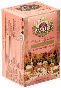 Herbata owocowa BASILUR Fruit Infusions Assorted 4 smaki 20x 1,8g 1