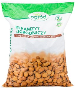 Keramzyt ogrodniczy Twój Ogród - stabilizuje wilgoć w doniczce 16l 1