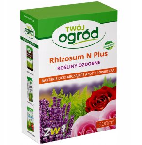 Rhizosum N Plus Twój Ogród 2w1 Rośliny Ozdobne 2,5g w zestawie Wapniak Kornicki 1kg 2