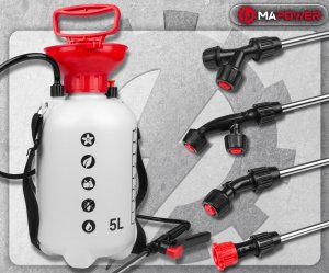 OPRYSKIWACZ RĘCZNY CIŚNIENIOWY OGRODOWY 5 L 3 BAR MOCNY MAPOWER 9