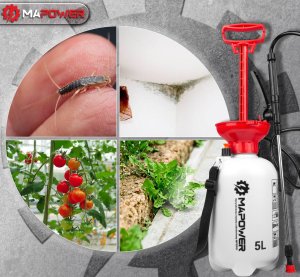 OPRYSKIWACZ RĘCZNY CIŚNIENIOWY OGRODOWY 5 L 3 BAR MOCNY MAPOWER 10