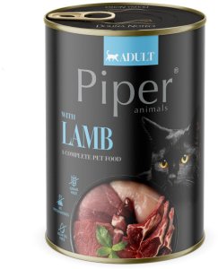 Mokra karma dla kota Piper Animals z jagnięciną 400 g 1