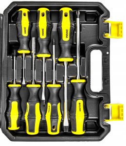 Zestaw śrubokrętów wkrętaków i bitów z magnesem 65el. 12