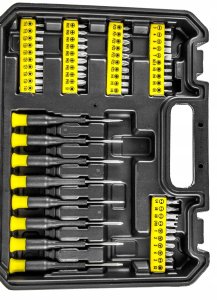 Zestaw śrubokrętów wkrętaków i bitów z magnesem 65el. 13