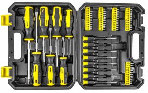 Zestaw śrubokrętów wkrętaków i bitów z magnesem 65el. 14