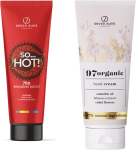 7suns so HOT! Tingle Bronzer 250ml + Krem Do Rąk 75ml Gratis 1