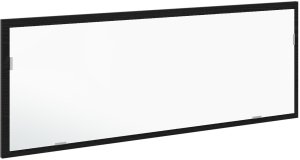 vidaXL Lustro LED do łazienki Czarny Dąb 100x8,5x37 cm Z drewna inżynieryjnego 4