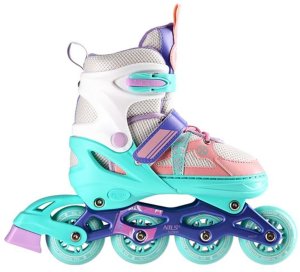 Rolki Nils Extreme NJ1828A rekreacyjne regulowane miętowe r. 31-34 3