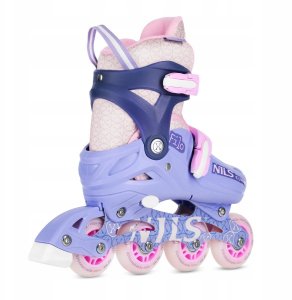 Rolki Nils Extreme NA13102 rekreacyjne regulowane fioletowe r. 30-33 4