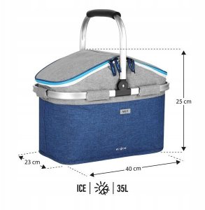 Nils Torba termiczna niebieska 35 l (NC2901) 2