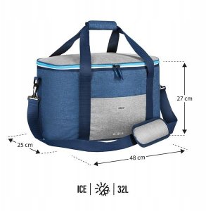 Nils NC2903 TORBA TERMICZNA NIEBIESKA 32L NILS 2