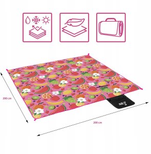 NC2223 KOC PIKNIKOWY OWOCE 200x200 PE ALU NILS CAMP 4