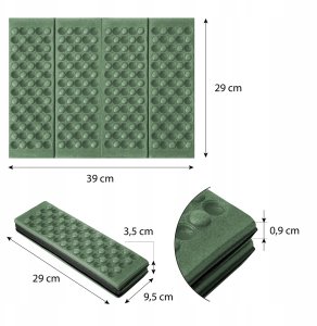 NC1718 ZIELONA KARIMATA DO SIEDZENIA NILS CAMP 2