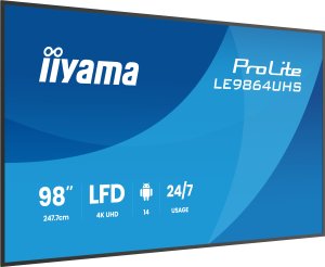 IIYAMA 247.7cm(97,5") LE9864UHS-B1AG 16:9 2xHDMI+USB-C (Speditionsversand) 2