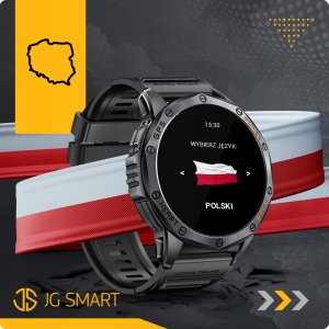 SMARTWATCH MĘSKI GPS MENU POLSKIE WODOODPORNY SPORT ROZMOWY SMART WATCH PL 14