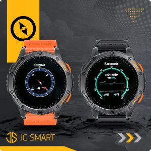 SMARTWATCH MĘSKI GPS MENU POLSKIE WODOODPORNY SPORT ROZMOWY SMART WATCH PL 5