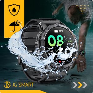 SMARTWATCH MĘSKI GPS MENU POLSKIE WODOODPORNY SPORT ROZMOWY SMART WATCH PL 6