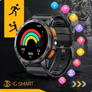 SMARTWATCH MĘSKI GPS MENU POLSKIE WODOODPORNY SPORT ROZMOWY SMART WATCH PL 9