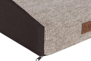 Schody dla psa Welsti 40cm 3 pochylne stopnie beżowo-brązowe 9