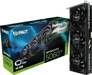 Karta graficzna Palit GeForce RTX 5060 Ti Infinity 3 OC 16GB GDDR7 DLSS4 (NE7506TS19T1-GB2061S) 1