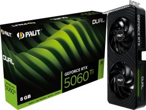 Karta graficzna Palit GeForce RTX 5060 Ti Dual 8GB GDDR7 DLSS4 (NE7506T019P1-GB2062D) 1
