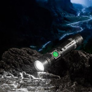 ALUMINIOWA LATARKA TAKTYCZNA LED 2000LM CRE518 USB AKUMULATOR ZOOM WOJSKOWA 7