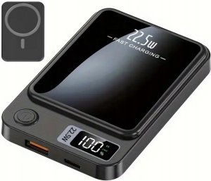 SZYBKI BEZPRZEWODOWY POWER BANK MagSafe INDUKCYJNY 10000mAh 22,5W USB-C 8