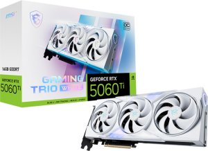 Karta graficzna MSI GeForce RTX 5060 Ti Gaming Trio OC White 16GB GDDR7 DLSS4 1