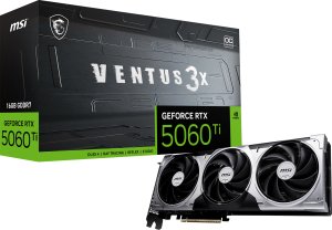 Karta graficzna MSI GeForce RTX 5060 Ti Ventus 3X OC 16GB GDDR7 DLSS4 1