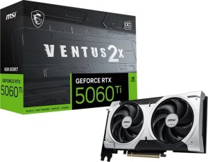 Karta graficzna MSI GeForce RTX 5060 Ti Ventus 2X OC Plus 8GB GDDR7 DLSS4 1