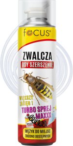 Focus Turbo Sprej MAXXX zwalcza osy i szerszenie 500ml + wężyk 1
