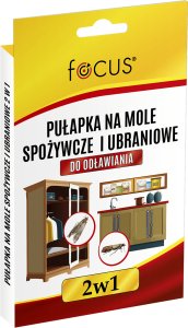 Pułapka na mole spożywcze i ubraniowe 2w1 2 sztuki Focus 1