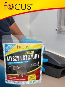 Focus Trutka na myszy i szczury pasta brodifacoum 1 kg 4