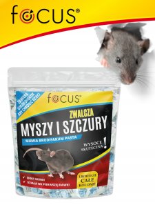 Focus Trutka na myszy i szczury pasta brodifacoum 1 kg 6