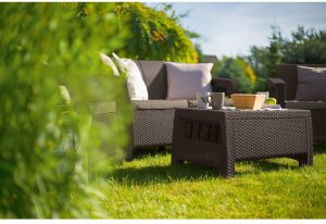 Zestaw mebli ogrodowych Bahamas lounge set brąz 230683 KETER 4