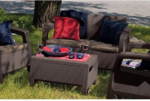 Zestaw mebli ogrodowych Bahamas lounge set brąz 230683 KETER 6