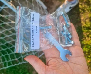 Metalowa bramka do piłki nożnej dla dzieci  215x152x61 cm 4